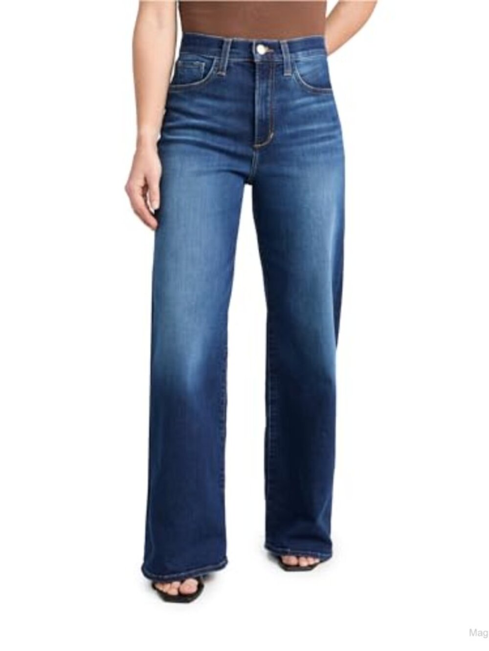 JOE'S JEANS The Mia Petite Wide Leg High Rise Jeans